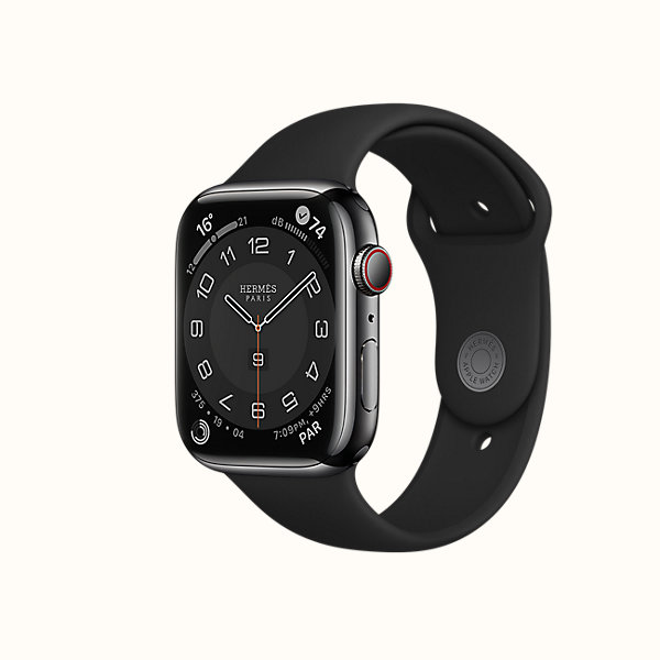 【美品】Apple Watch 7 HERMES 45mm ブラック
